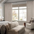 Greyish Brown 70 Inch Extra Wide Light Filtering Living Room Curtains 108 - Image 7