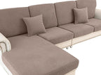 LA MEACK Couch Cushion Cover Seat Cushion Cover Stretch Armchair Cover Separate by LA+MEACK
