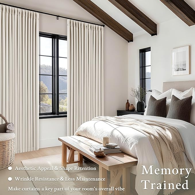 102 Inch Pinch Pleated Blackout Curtains - Image 4