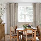 Burlywood Birch Linen Pinch Pleated Curtains 120 Inches Long | Pleated Drapes - Image 6