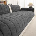 Velvet Couch Covers for Sectional Sofa Washable, Non-Slip L Shaped Sectional by PJLZJFBY