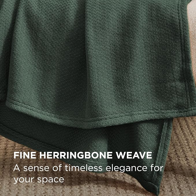 Bedsure GentleSoft 100% Cotton Blanket Full Size - Image 3