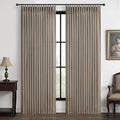 Pinch Pleat 60 Inch Wide Semi Sheer Curtains 102 Inches Long by PleatedDrapes