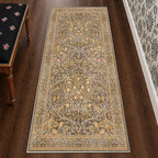 Non Slip 2x7 Gold Brown Runner Rugs - Image 6