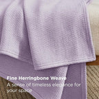 Bedsure GentleSoft 100% Cotton Large Throw Blanket - Image 3