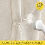 NICETOWN Linen Blackout Curtains - Image 7