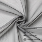 Chyhomenyc Sheer Curtains Tiers 42W x 24L Inches, Light Filtering Small Curtains - Image 8