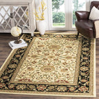SAFAVIEH Lyndhurst Area Rug 6x8, Traditional Ivory & Black LNH212B - Image 3