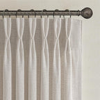 Greyish Brown 70 Inch Extra Wide Light Filtering Living Room Curtains 108 - Image 2