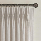 54 Inch Short Greyish Brown Curtains by PleatedDrapes