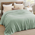 Bedsure GentleSoft 100% Cotton Large Blanket Oversized King - Image 5